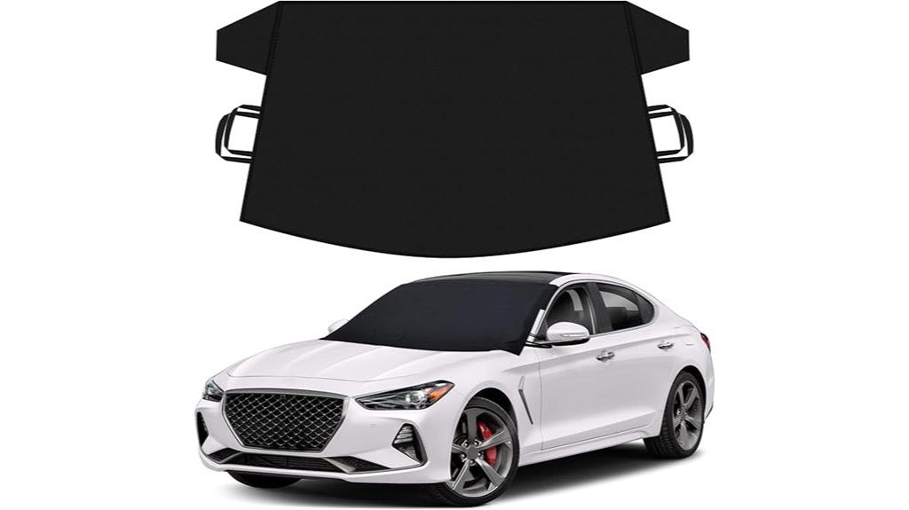 snow and ice windshield cover