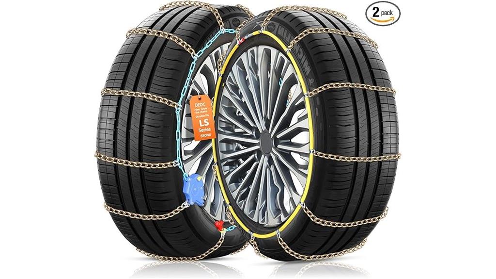 snow tire chain set