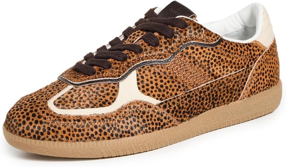 soft tan leather sneakers