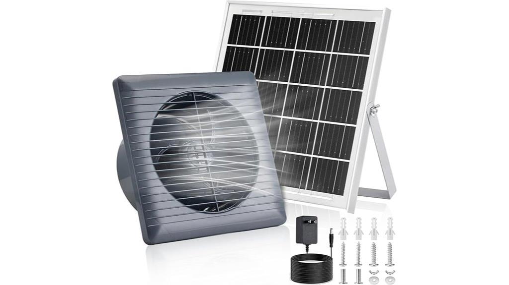 solar exhaust fan kit