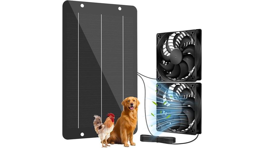 solar fan kit waterproof