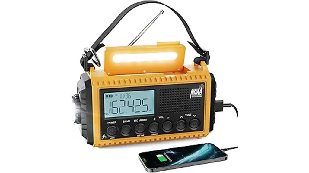 solar hand crank radio