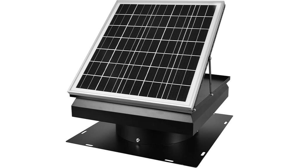 solar powered roof vent