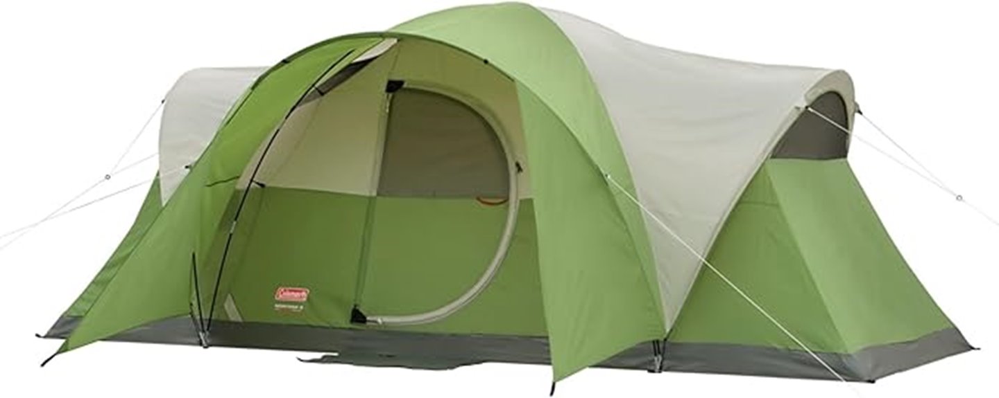 spacious coleman montana tent