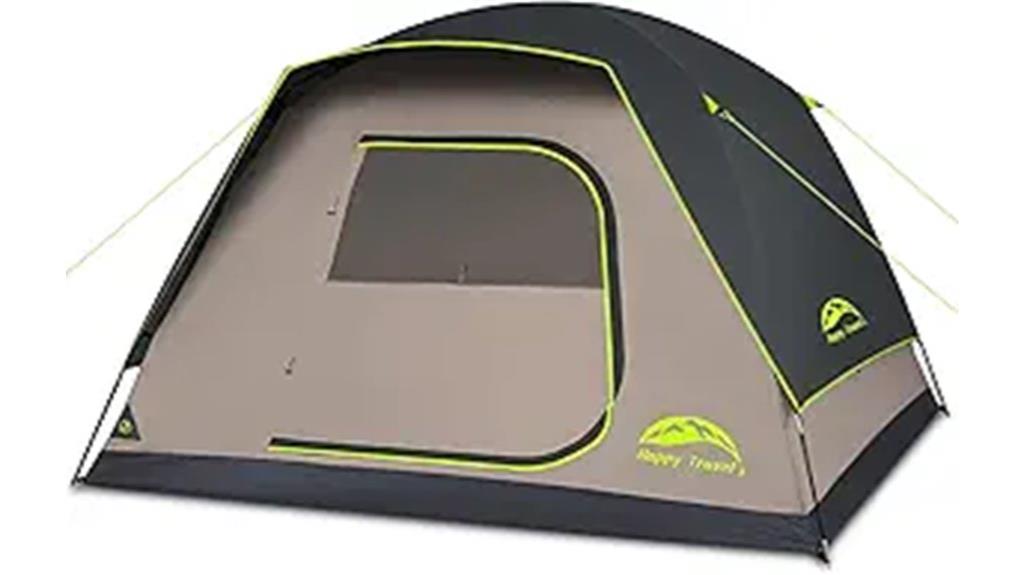 spacious rainproof camping tent
