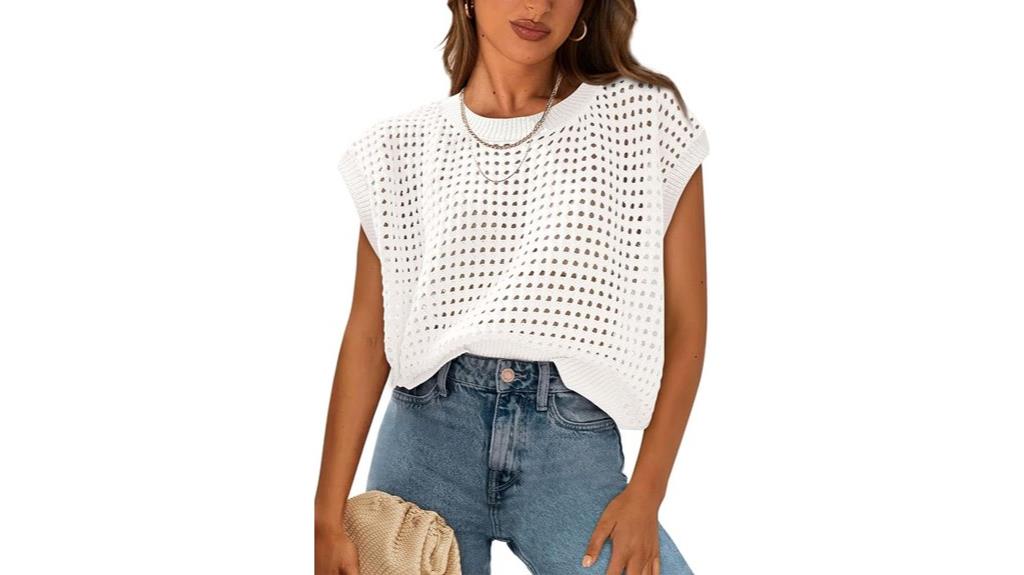 spring summer crochet sweater