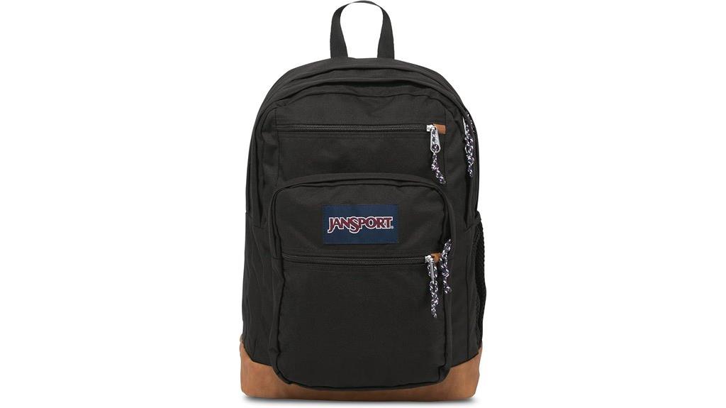 stylish backpack with laptop