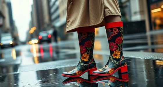 stylish durable rain footwear