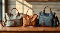 stylish functional diaper bags