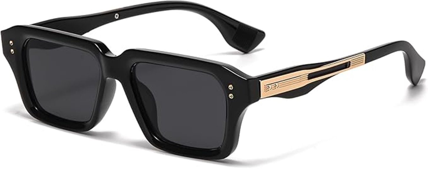 stylish unisex rectangle eyewear