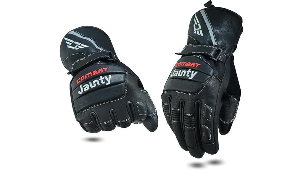 stylish winter motorcycle gloves