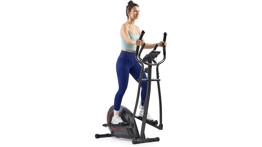 sunny upright elliptical with pulse