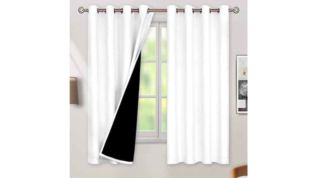 thermal blackout bedroom curtains
