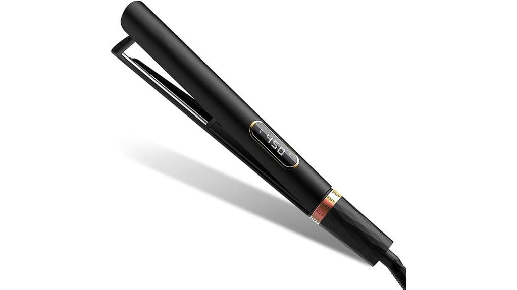 titanium flat iron features