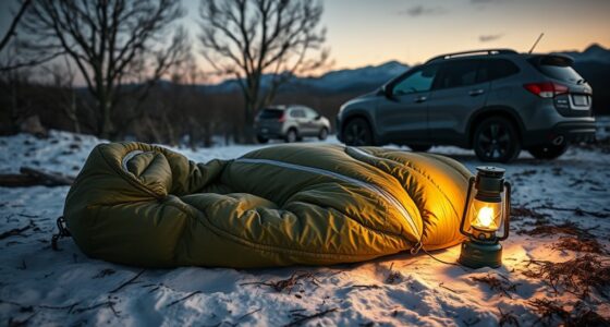 top car emergency sleeping bags