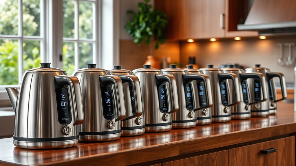 top electric kettles with temp