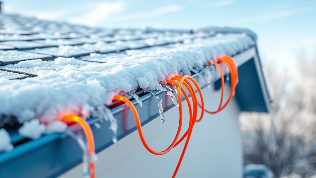 top gutter de icing cables