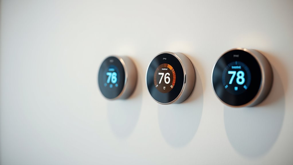 top heat only smart thermostats
