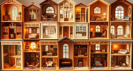 top high end wooden dollhouses