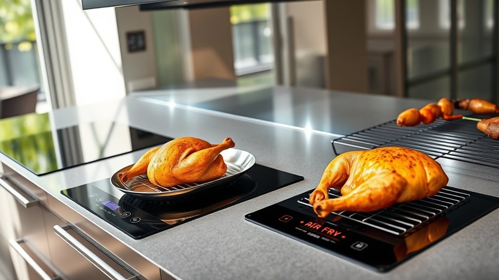 top induction ranges with air fry
