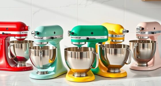 top kitchenaid mixer colors