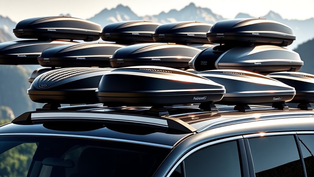 top luxury roof cargo boxes