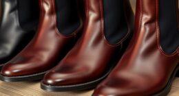 top men s leather chelsea boots