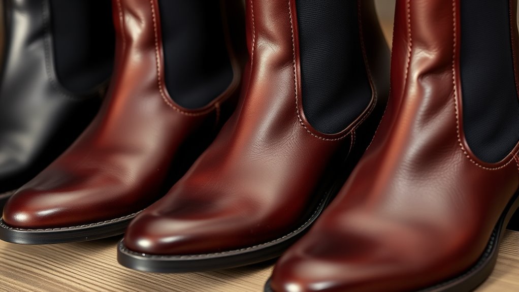 top men s leather chelsea boots
