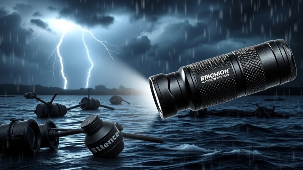 top storm ready waterproof flashlights