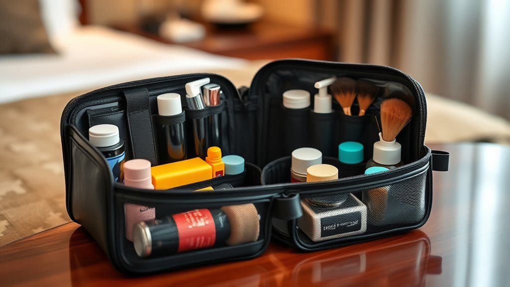 top travel toiletry organizers
