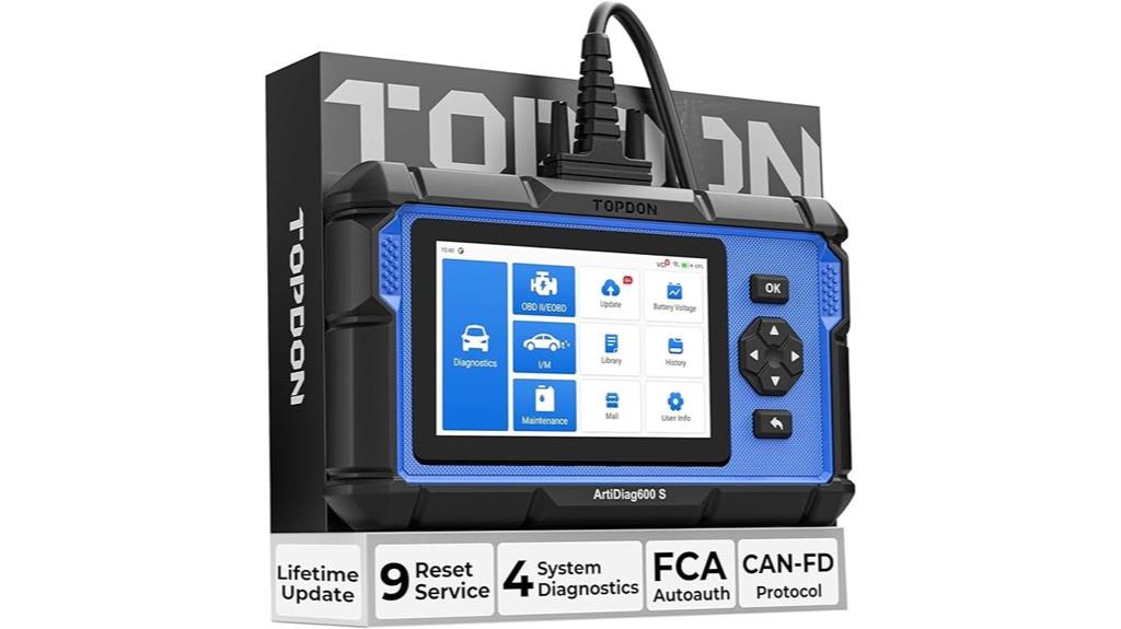 topdon ad600s obd2 scanner