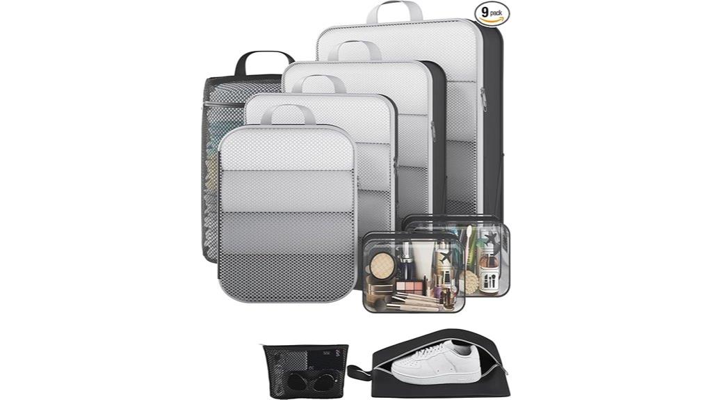 travel compression packing cubes