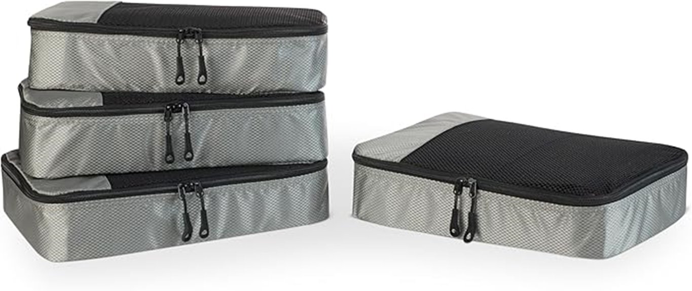 travel organizer cubes set