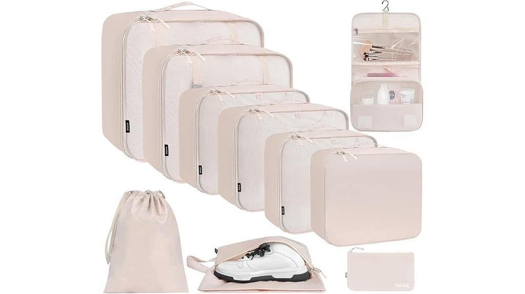 travel packing organization set