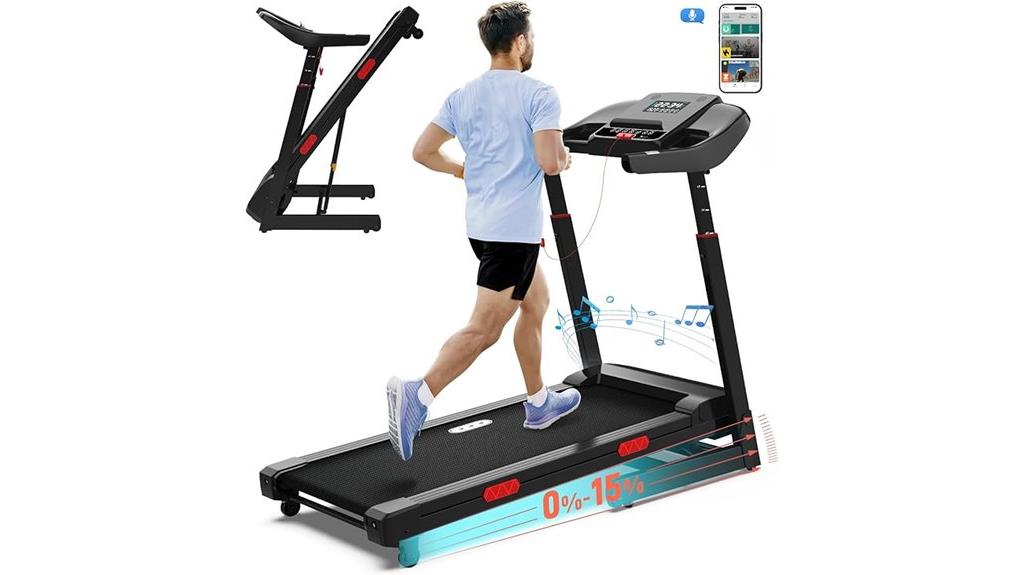 treadmill with incline control