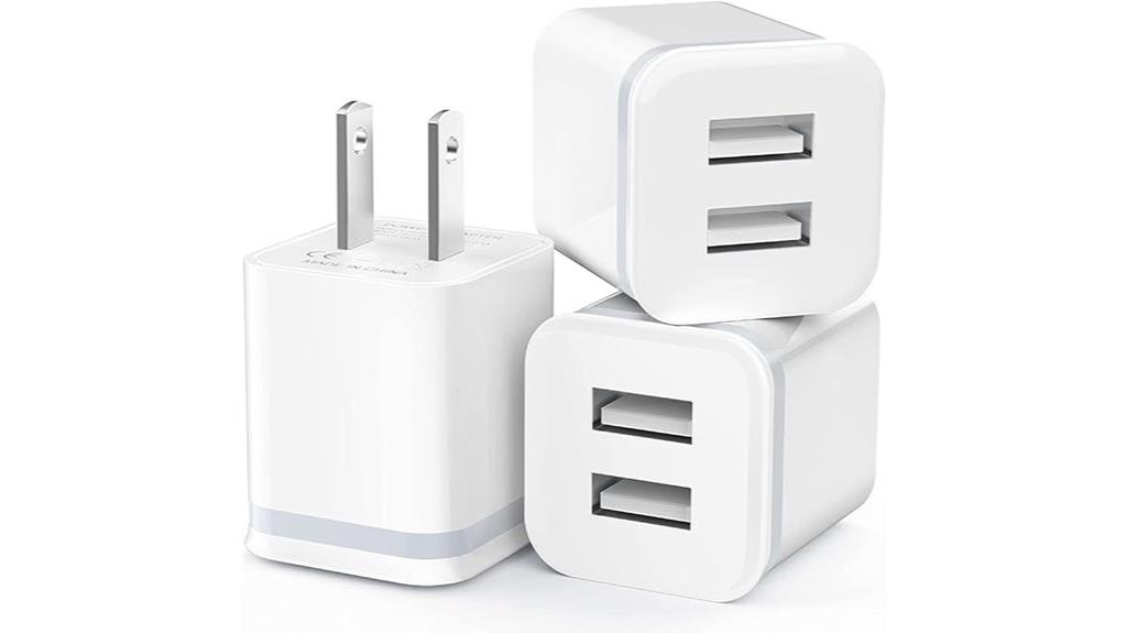 triple usb charger pack