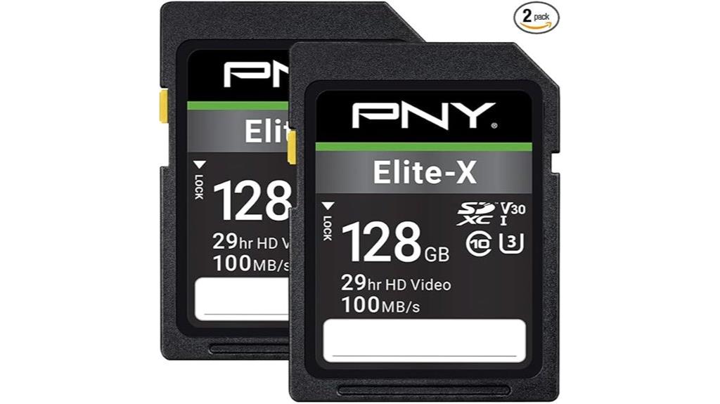 two 128gb sd cards