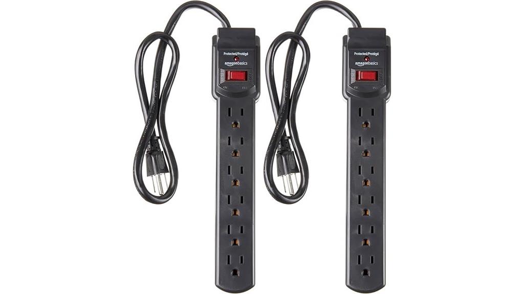 two pack power strips