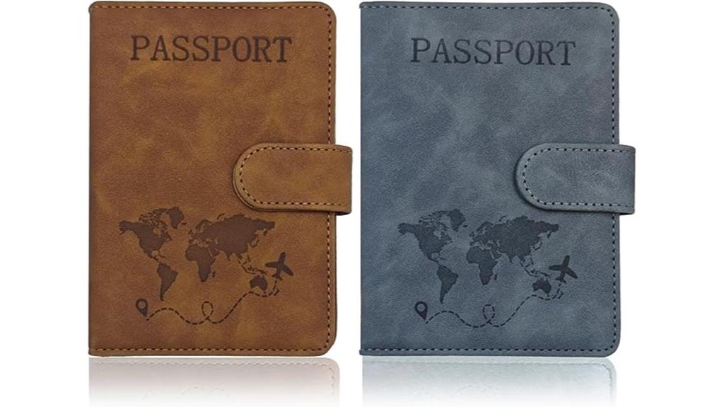 two passport holders