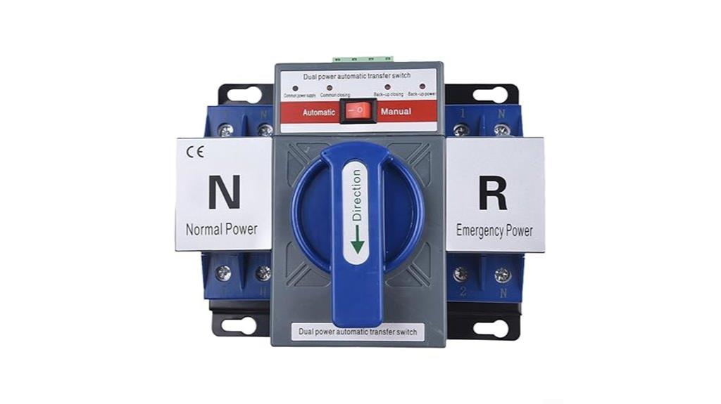 two pole transfer switch