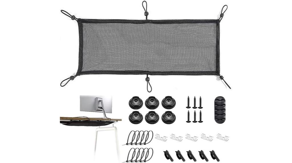 under desk cable organizer