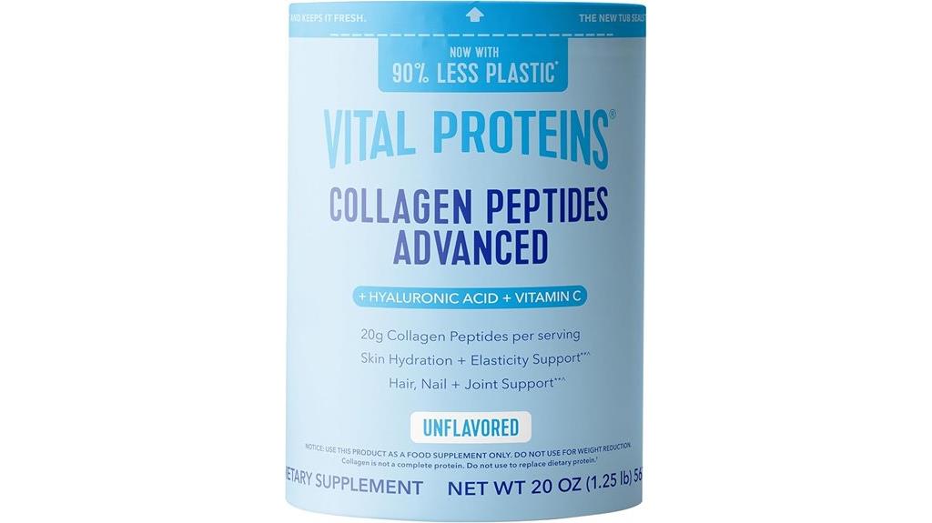 unflavored collagen peptides powder
