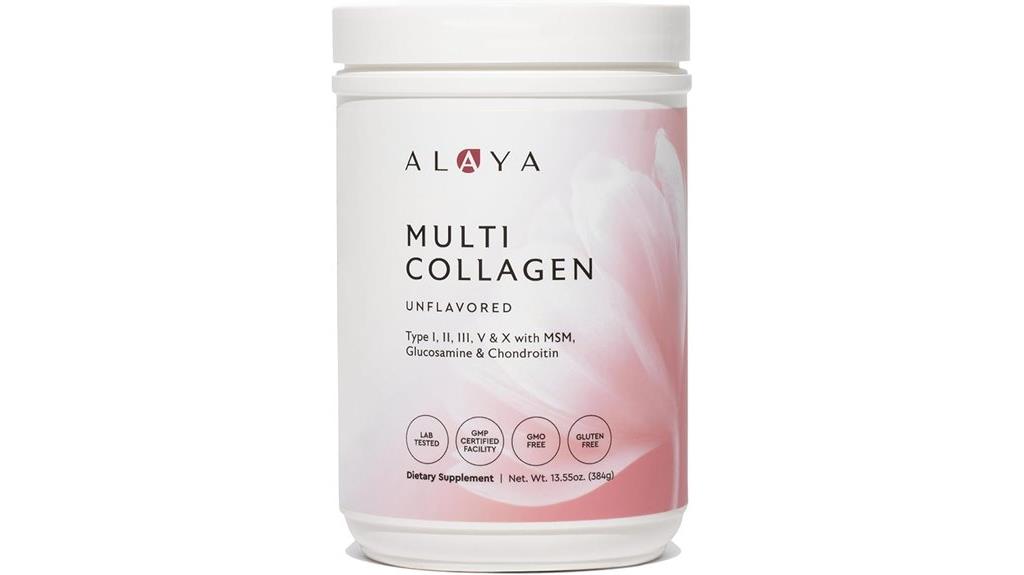 unflavored collagen powder supplement