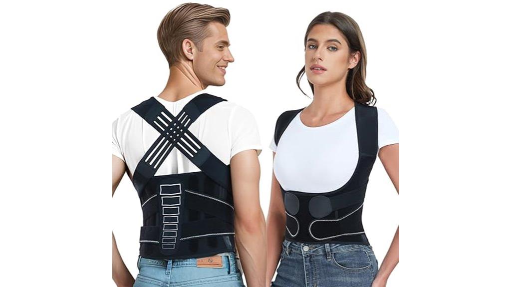 unisex posture support brace