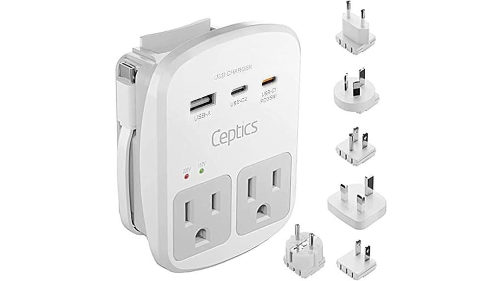 universal 35w travel adapter