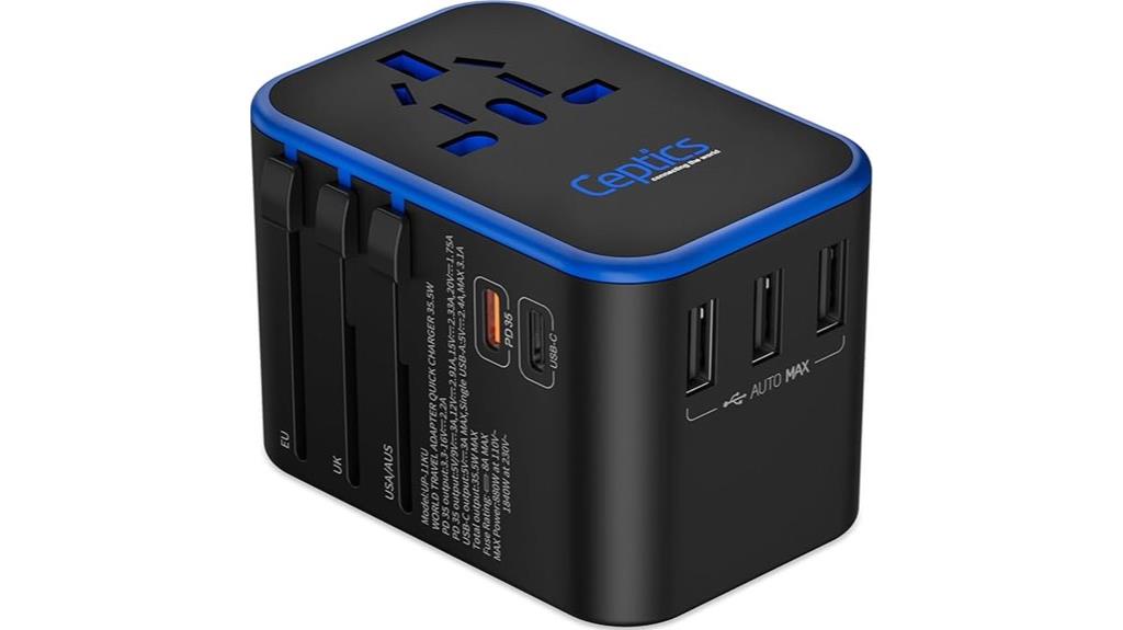 universal travel adapter device