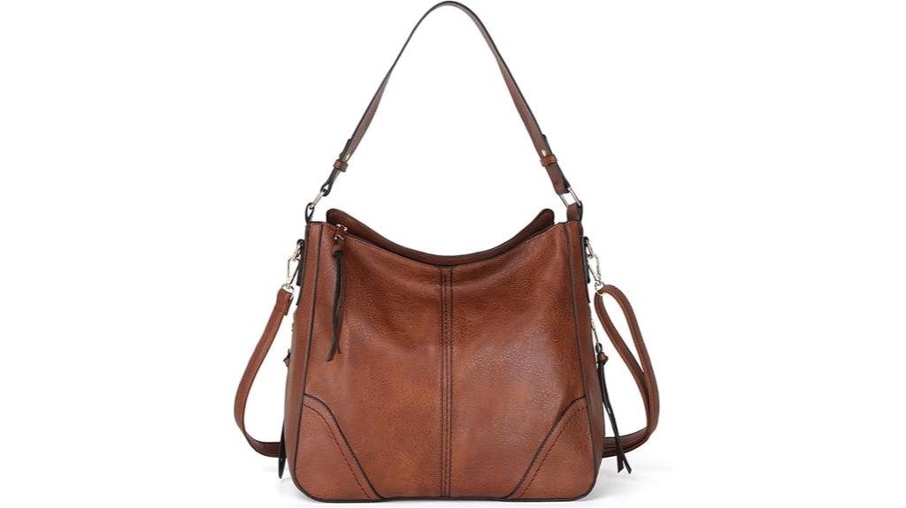 vegan leather bucket bag