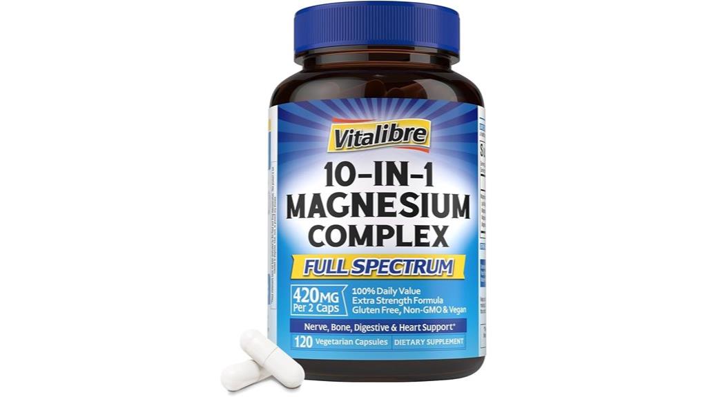 vegan magnesium capsule supplement