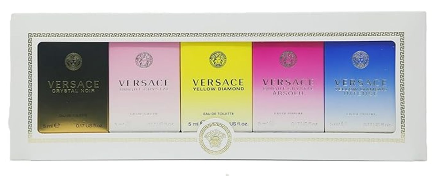 versace women s 5 piece fragrance collection