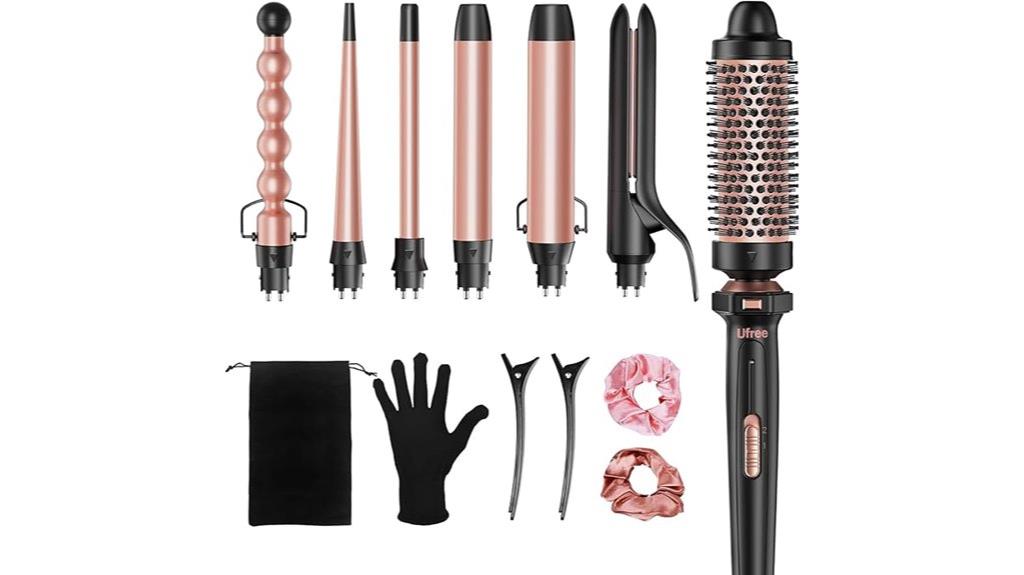 versatile 7 in 1 curling set